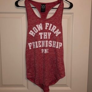 VS Pink OSU Razorback Tank Top